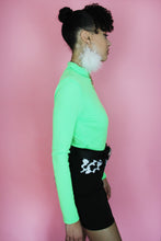 Load image into Gallery viewer, New Green Ribbed Long Sleeve Top
