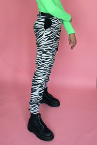 Zebra Cargo Pants