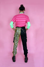 Load image into Gallery viewer, Leopard Split Cargo Pants
