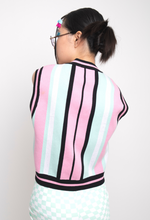 Load image into Gallery viewer, Striped Knitted Sweater Vest
