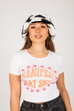 Load image into Gallery viewer, Retro Cow Fluffy Bucket Hat
