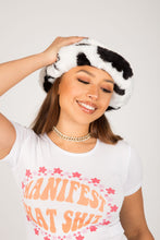 Load image into Gallery viewer, Retro Cow Fluffy Bucket Hat
